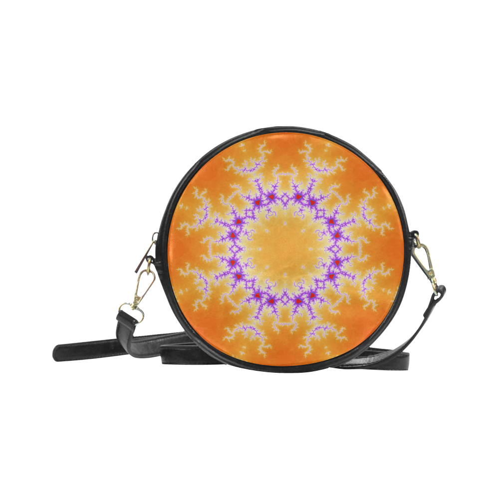Summer Mandala Round Sling Bag (Model 1647)
