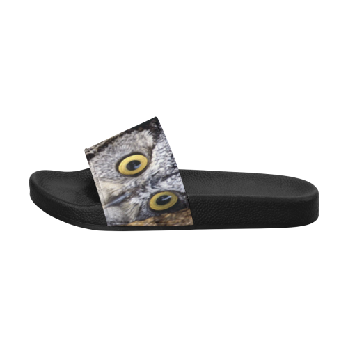 OWL IN HOLE Men's Slide Sandals (Model 057)