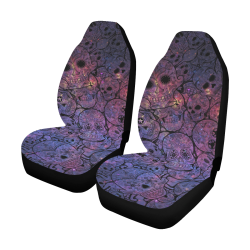 Cosmic Sugar Skulls Car Seat Covers (Set of 2)
