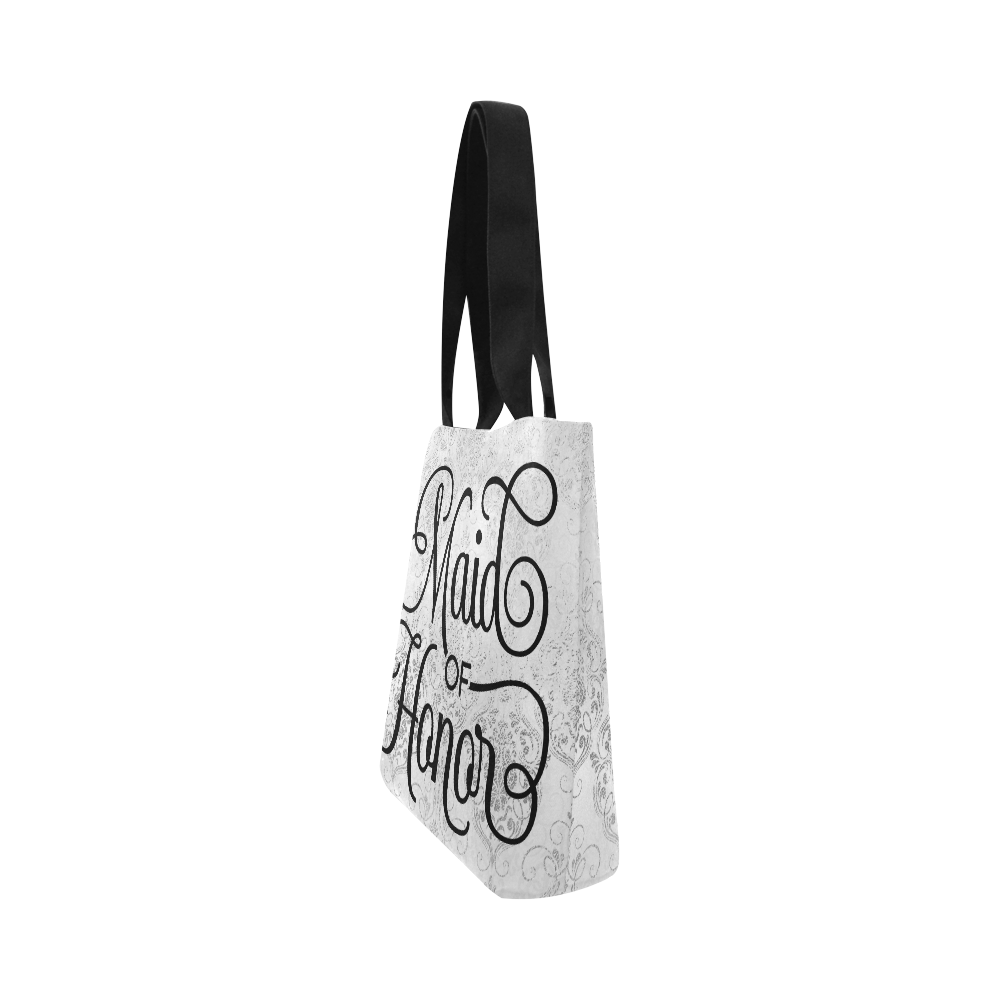 FD's Wedding Collection- Maid of Honor Sliver Tote Bag 53086 Canvas Tote Bag (Model 1657)