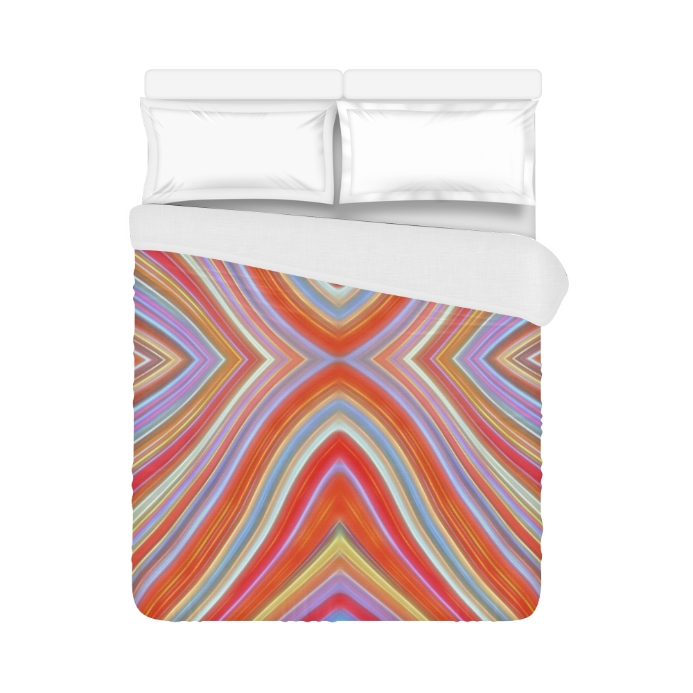 Wild Wavy Lines I Duvet Cover 86"x70" ( All-over-print)