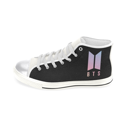 BTS Women's Classic High Top Canvas Shoes (Model 017)