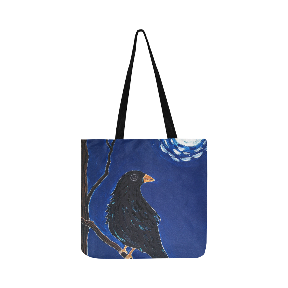 Crow Van Gogh Reusable Shopping Bag Model 1660 (Two sides)