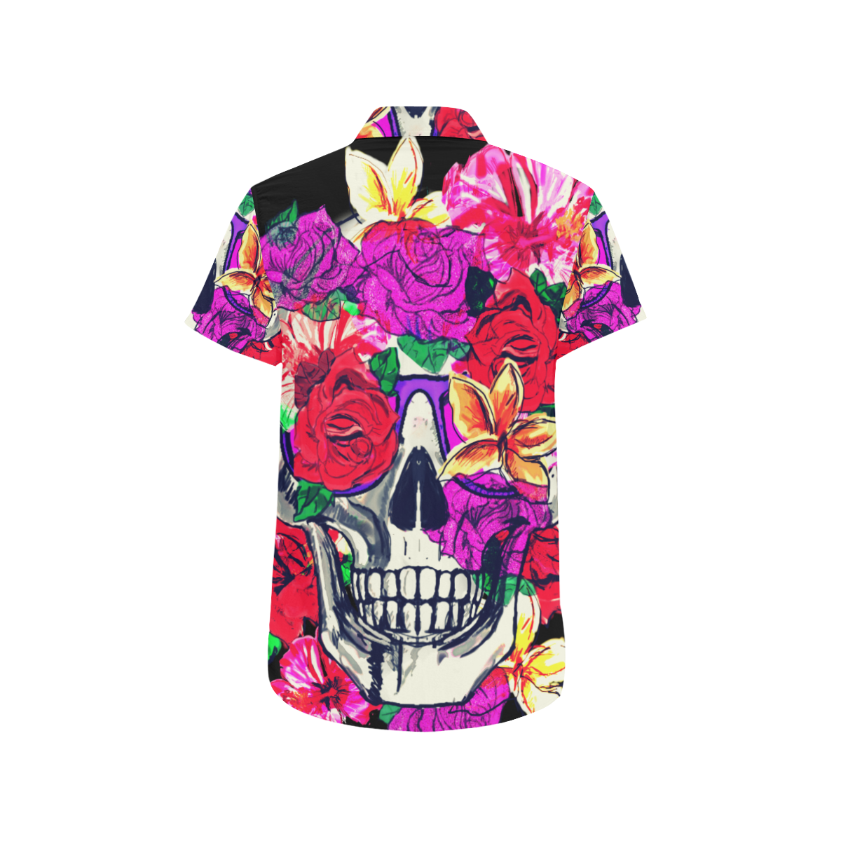 Pushing Up Floral Men's All Over Print Short Sleeve Shirt (Model T53)