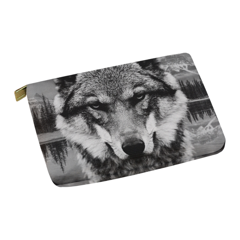Wolf Animal Nature Carry-All Pouch 12.5''x8.5''