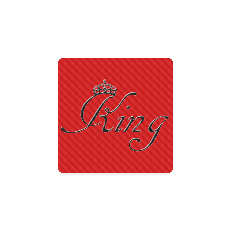 For the King / Red Square Coaster