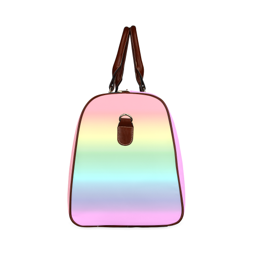 Pastel Rainbow Waterproof Travel Bag/Large (Model 1639)