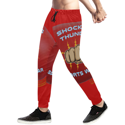 Shocking Thunder Men's All Over Print Sweatpants (Model L11)