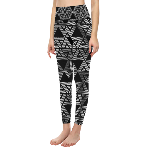 Polka Dots Party All Over Print High-Waisted Leggings (Model L36)