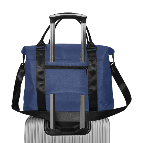 color Delft blue Large Capacity Duffle Bag (Model 1715)