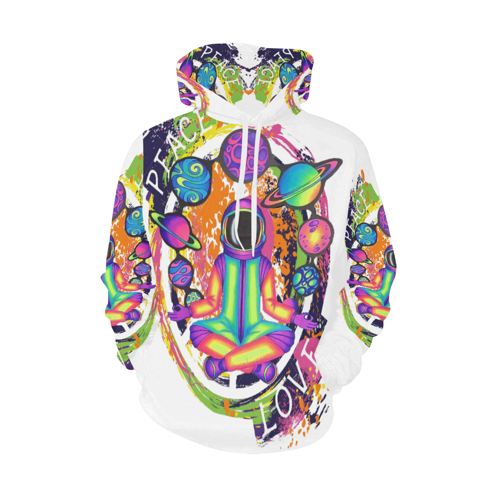 hippel 1 All Over Print Hoodie for Men/Large Size (USA Size) (Model H13)