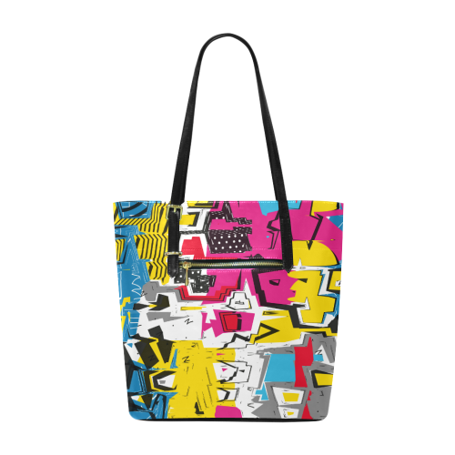 Distorted shapes Euramerican Tote Bag/Small (Model 1655)