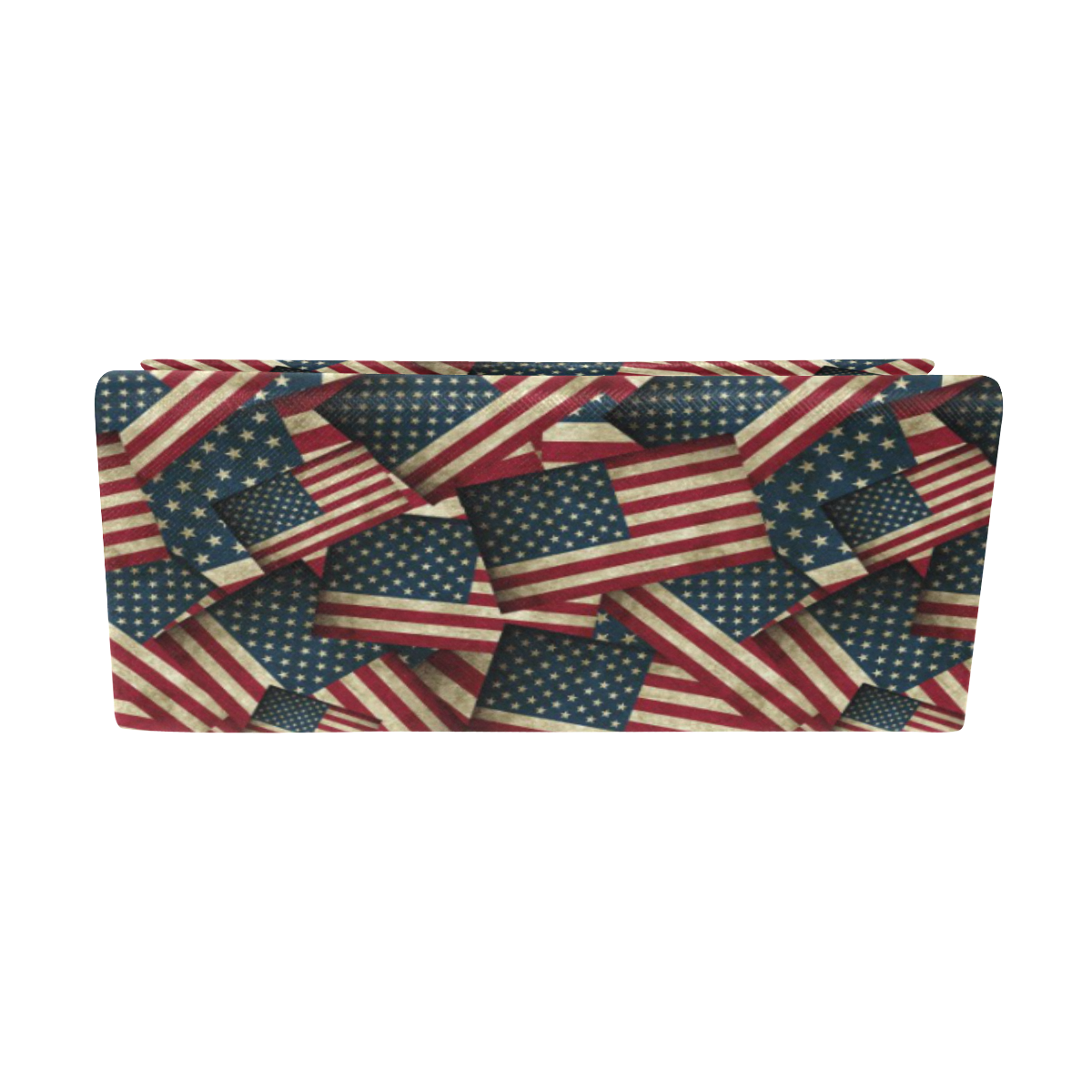 Patriotic USA American Flag Art Custom Foldable Glasses Case