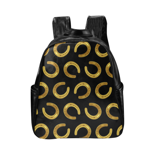 Golden horseshoe Multi-Pockets Backpack (Model 1636)