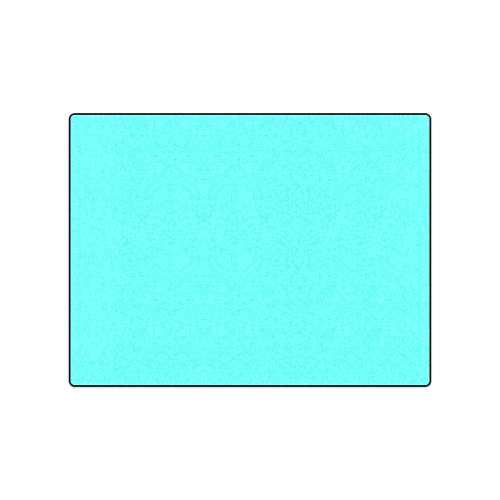 Neon Turquoise Blanket 50"x60"