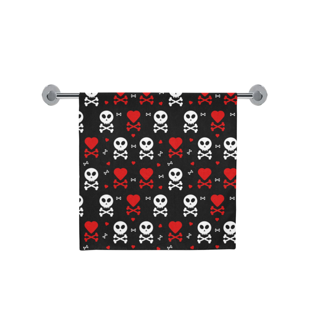Skull and Crossbones Bath Towel 30"x56"