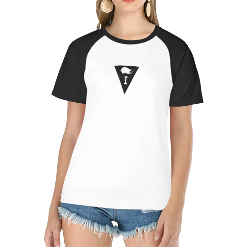 Intanjibles Women's Raglan T-Shirt/Front Printing (Model T62)