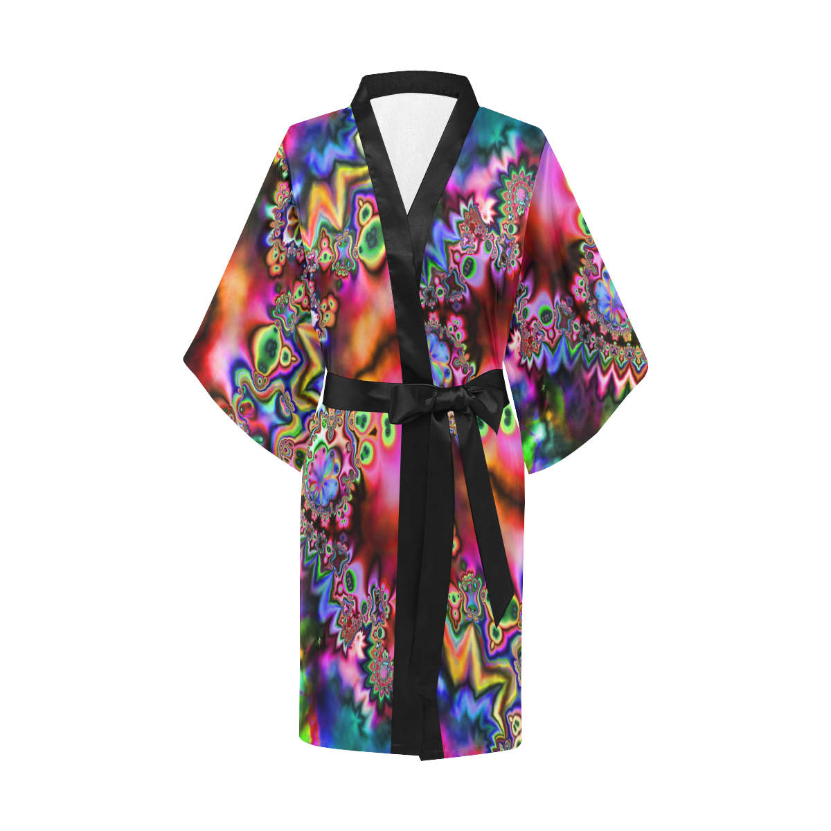Rainbow Melting Kimono Robe