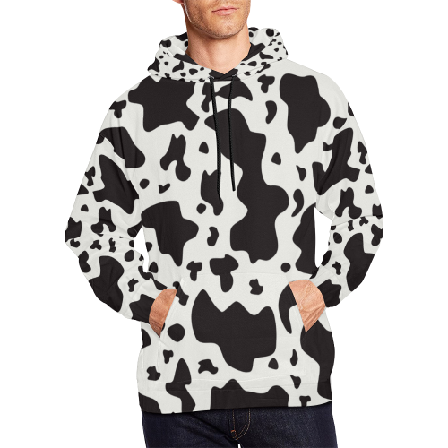 black cheeta All Over Print Hoodie for Men/Large Size (USA Size) (Model H13)