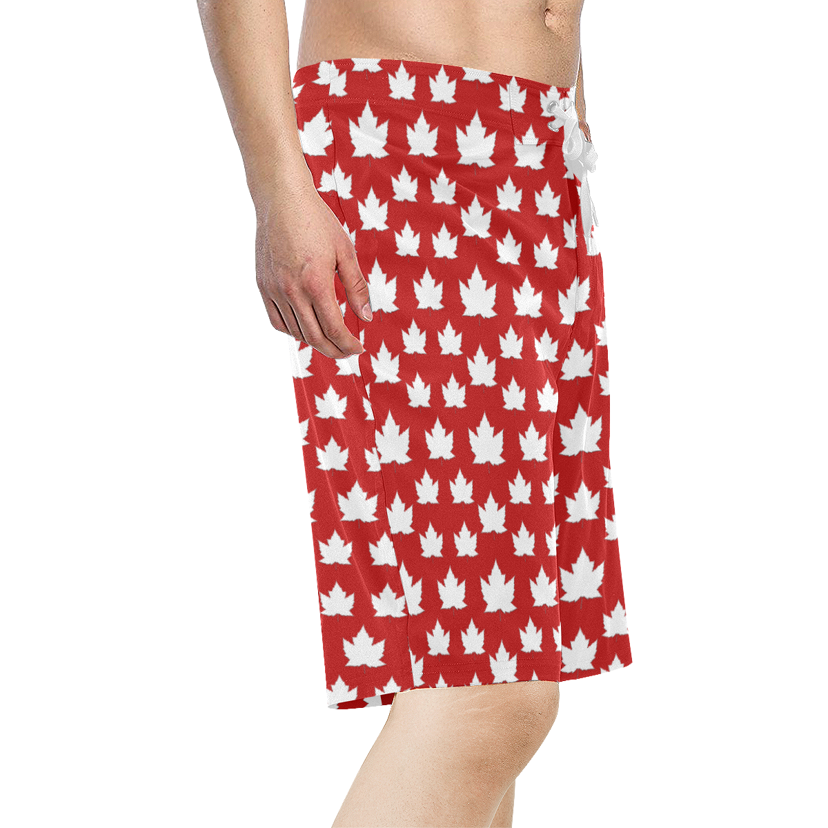 Canada Shorts Cute Men's All Over Print Board Shorts (Model L16)