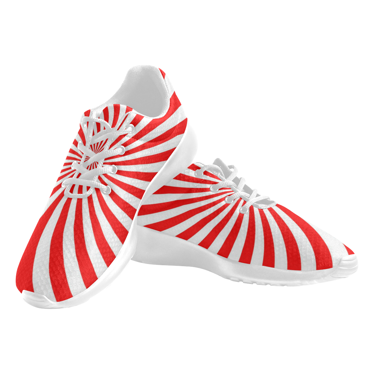 PEPPERMINT TUESDAY SWIRL Men's Athletic Shoes (Model 0200)