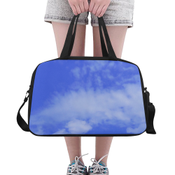 Blue Clouds Fitness Handbag (Model 1671)