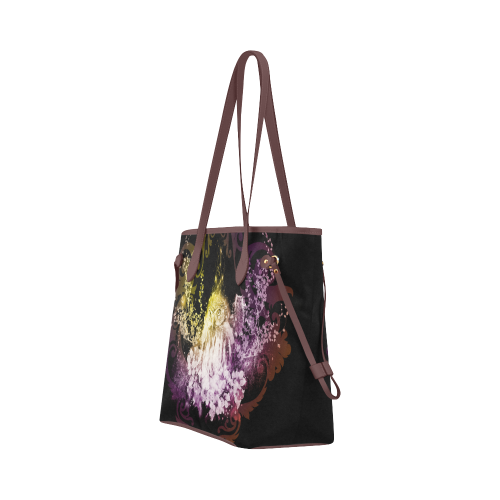 Colorful owls Clover Canvas Tote Bag (Model 1661)