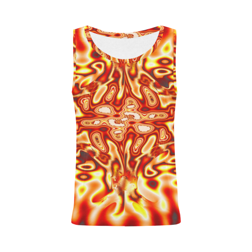 Infected All Over Print Tank Top for Women (Model T43)