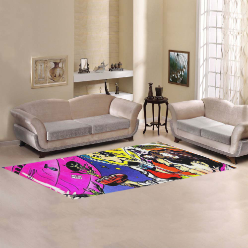 Battle in Space 2 Area Rug 9'6''x3'3''
