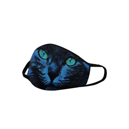 CAT BLUE ART MASK Mouth Mask