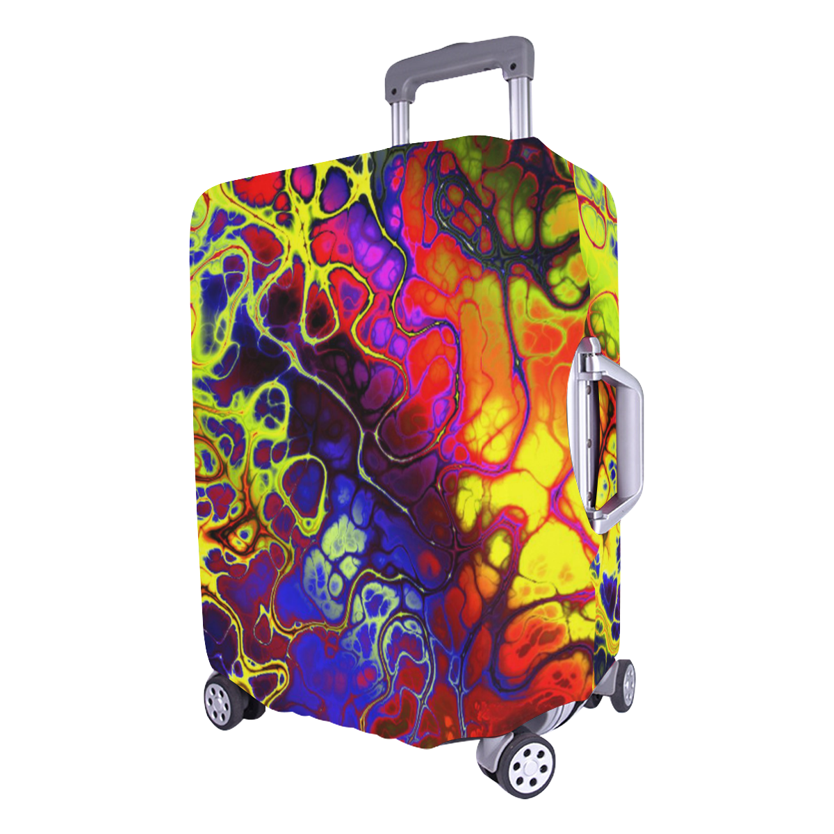 awesome fractal 35C by JamColors Luggage Cover/Large 26"-28"