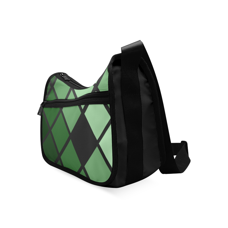 green trans Crossbody Bags (Model 1616)