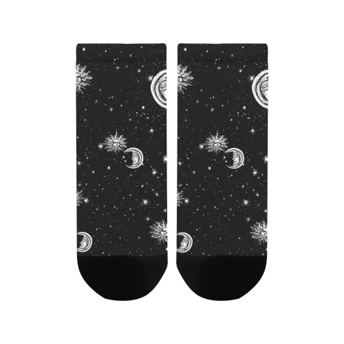 Mystic Stars, Moon and Sun Women's Ankle Socks