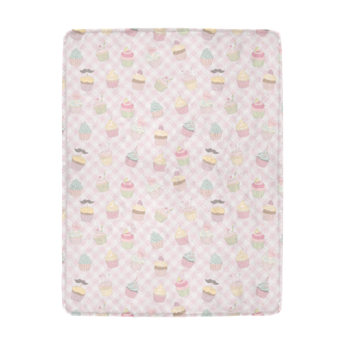 Cupcakes Ultra-Soft Micro Fleece Blanket 43''x56''