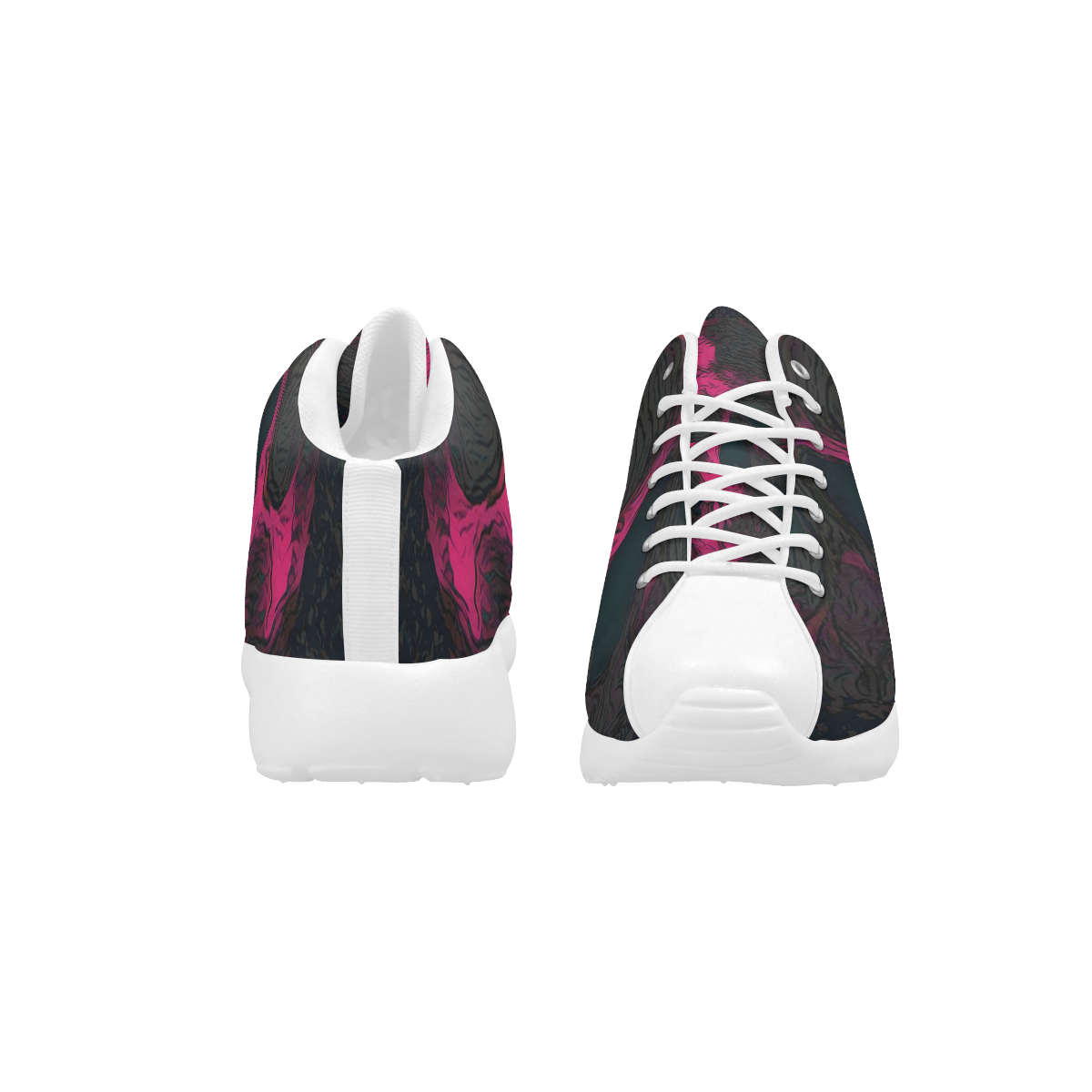 ART SKULL PINK LADYLIKE SPORT Women's Basketball Training Shoes (Model 47502)