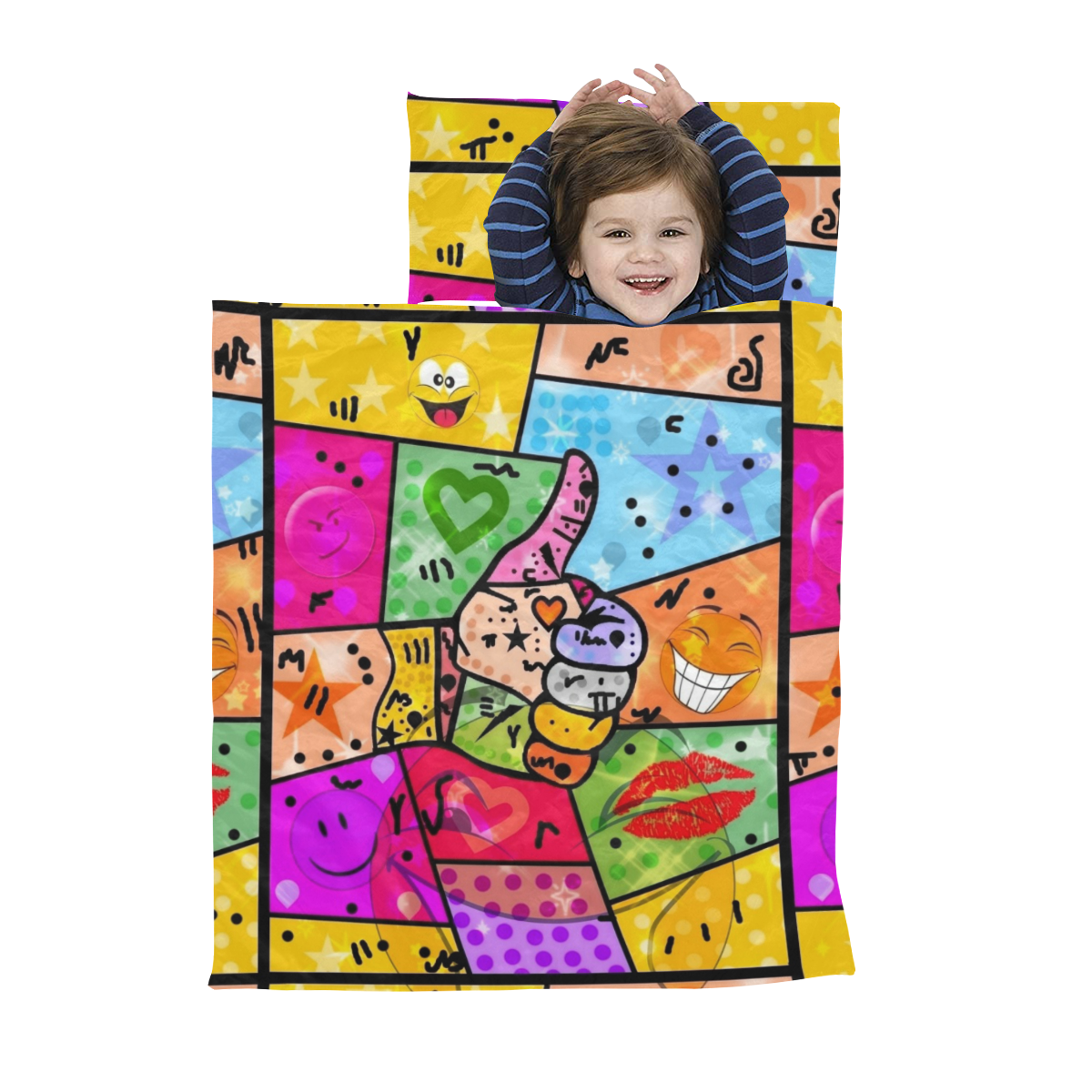 Like Pop Art by Nico Bielow Kids' Sleeping Bag