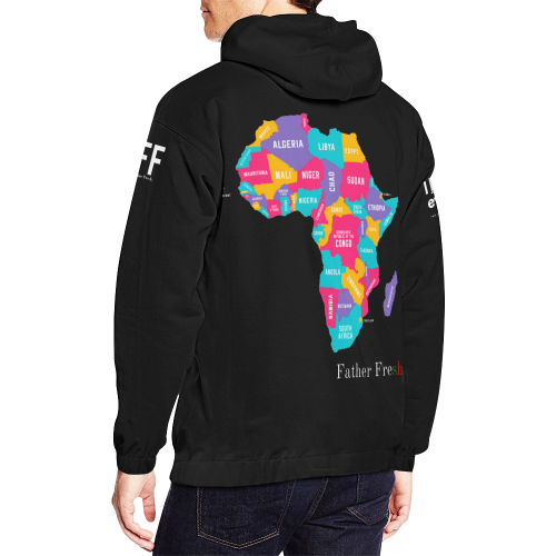 I blackout everyday All Over Print Hoodie for Men (USA Size) (Model H13)