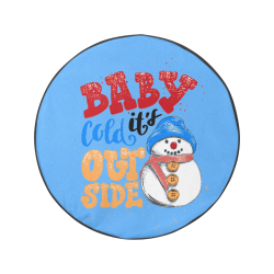 Baby It's Cold Outside Snowman 34 Inch Spare Tire Cover