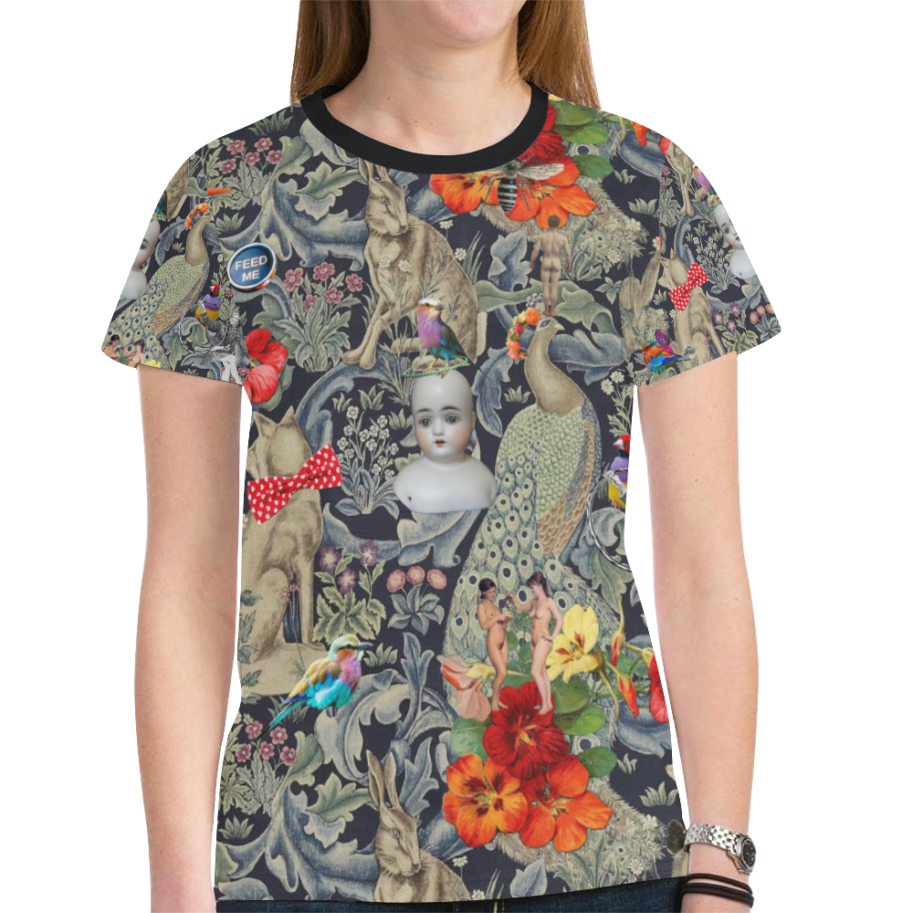 And Another Thing (doll) New All Over Print T-shirt for Women (Model T45)