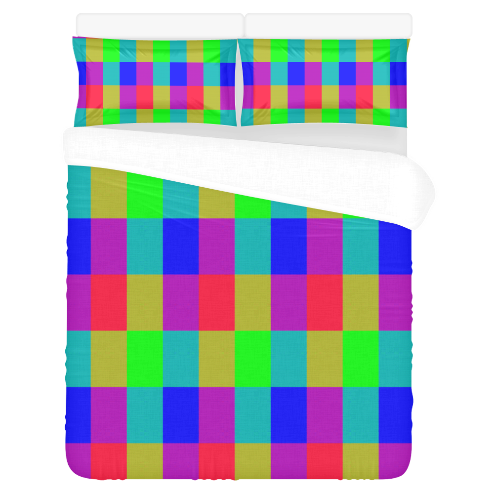 colourful 3-Piece Bedding Set