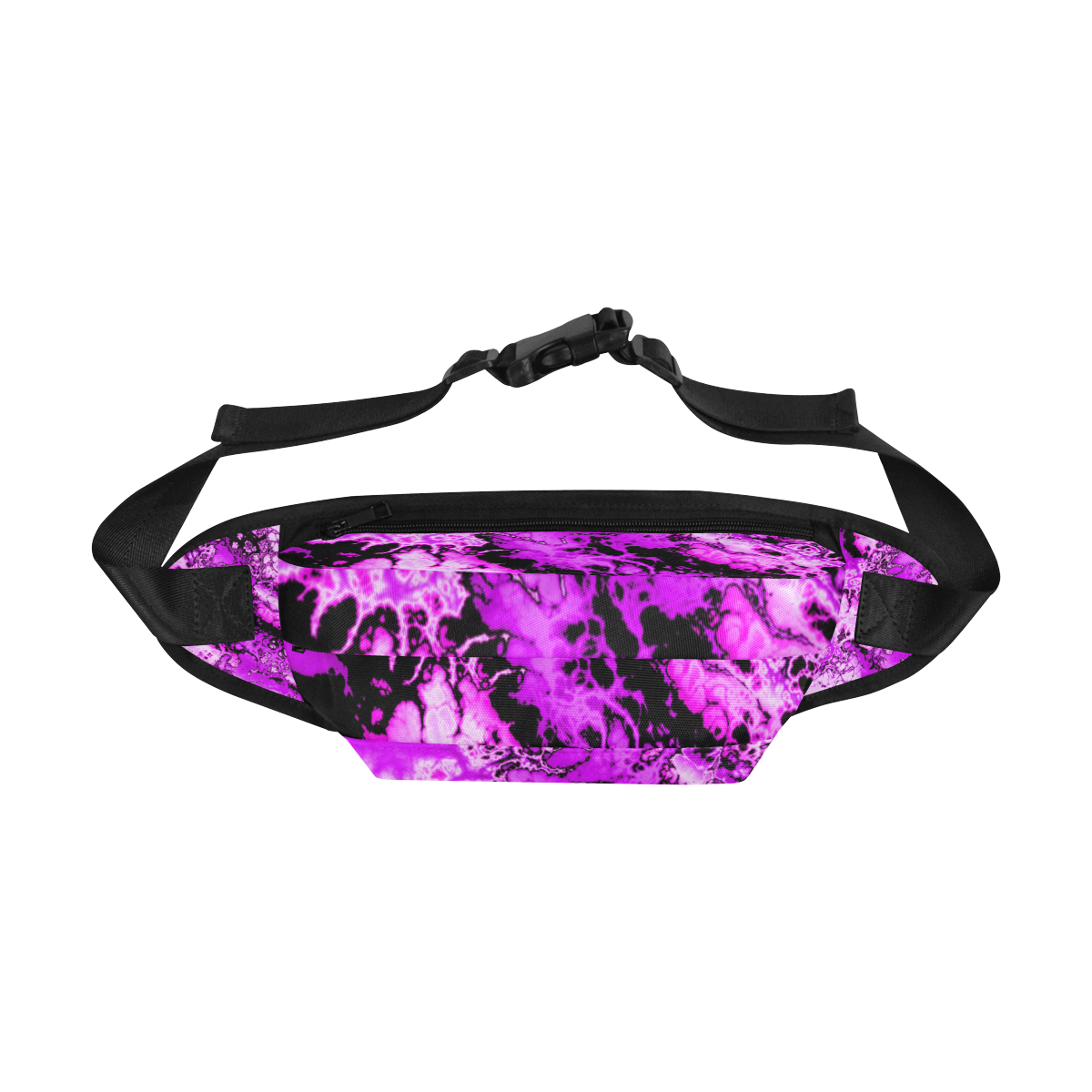 Winter Fractal 7 by JamColors Fanny Pack/Large (Model 1676)