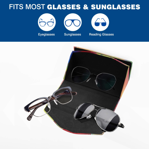 Flower1 Custom Foldable Glasses Case