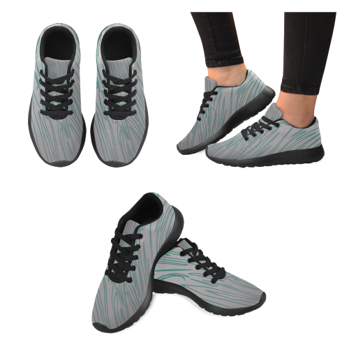 Blue lines shoes - beige Look Men's Running Shoes/Large Size (Model 020)