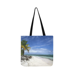 Awesome Mona Island Pajaros beach in Puerto Rico ID:DSC9204 Reusable Shopping Bag Model 1660 (Two sides)