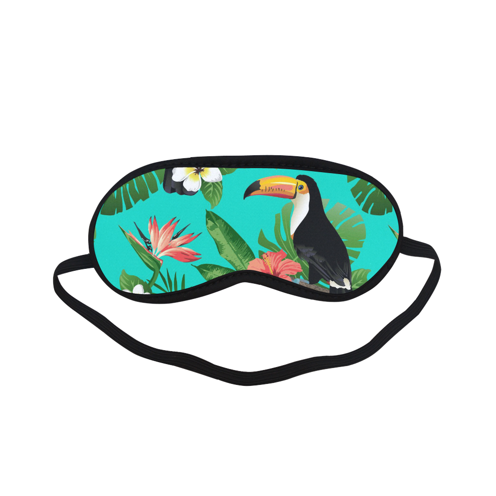 Tropical Summer Toucan Pattern Sleeping Mask