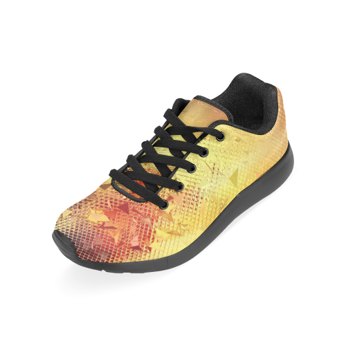 Gold Colors by Nico Bielow Men's Running Shoes/Large Size (Model 020)