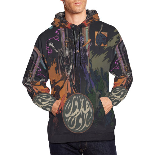 Harot and Marot by Ibrahem Swaid All Over Print Hoodie for Men/Large Size (USA Size) (Model H13)