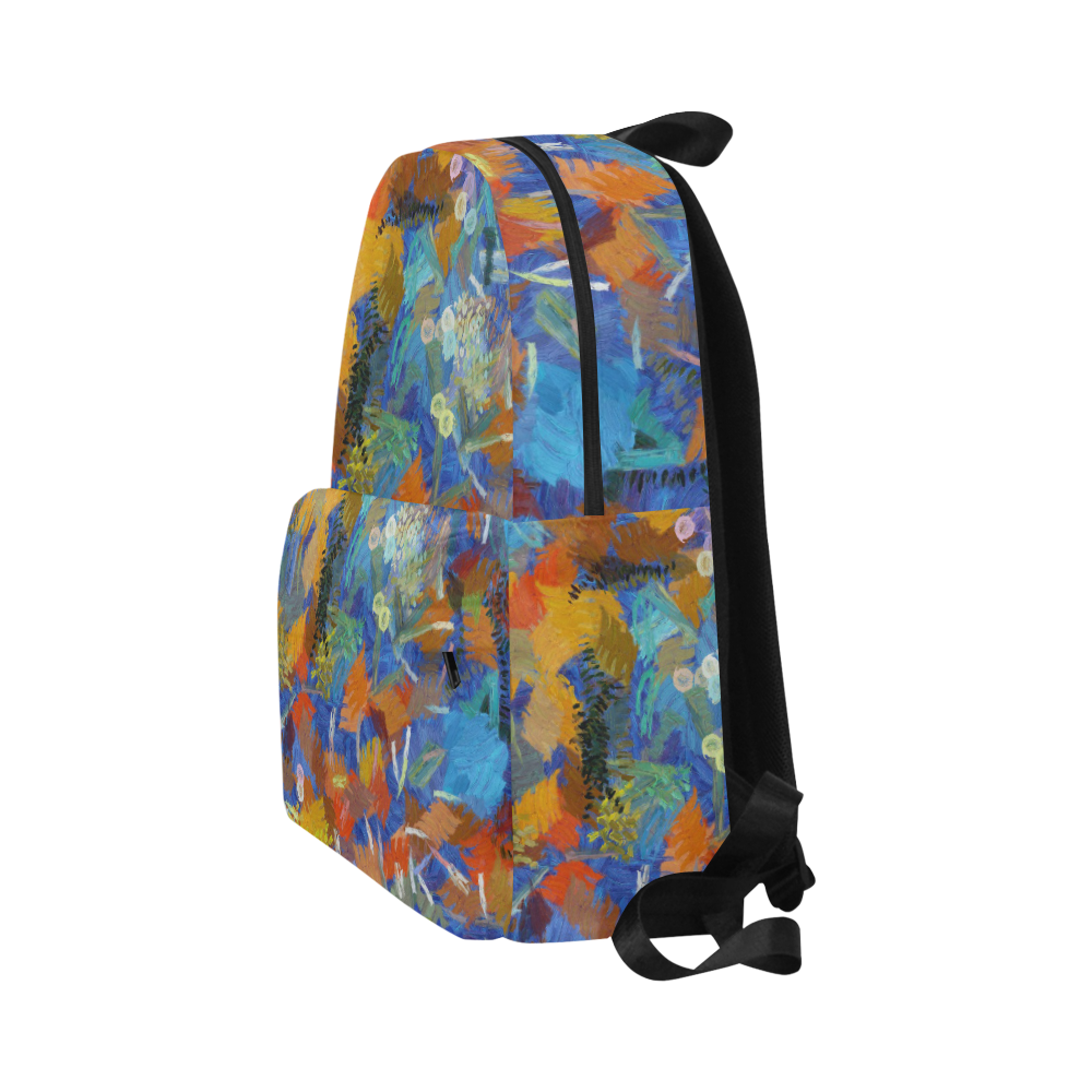 Colorful paint strokes Unisex Classic Backpack (Model 1673)