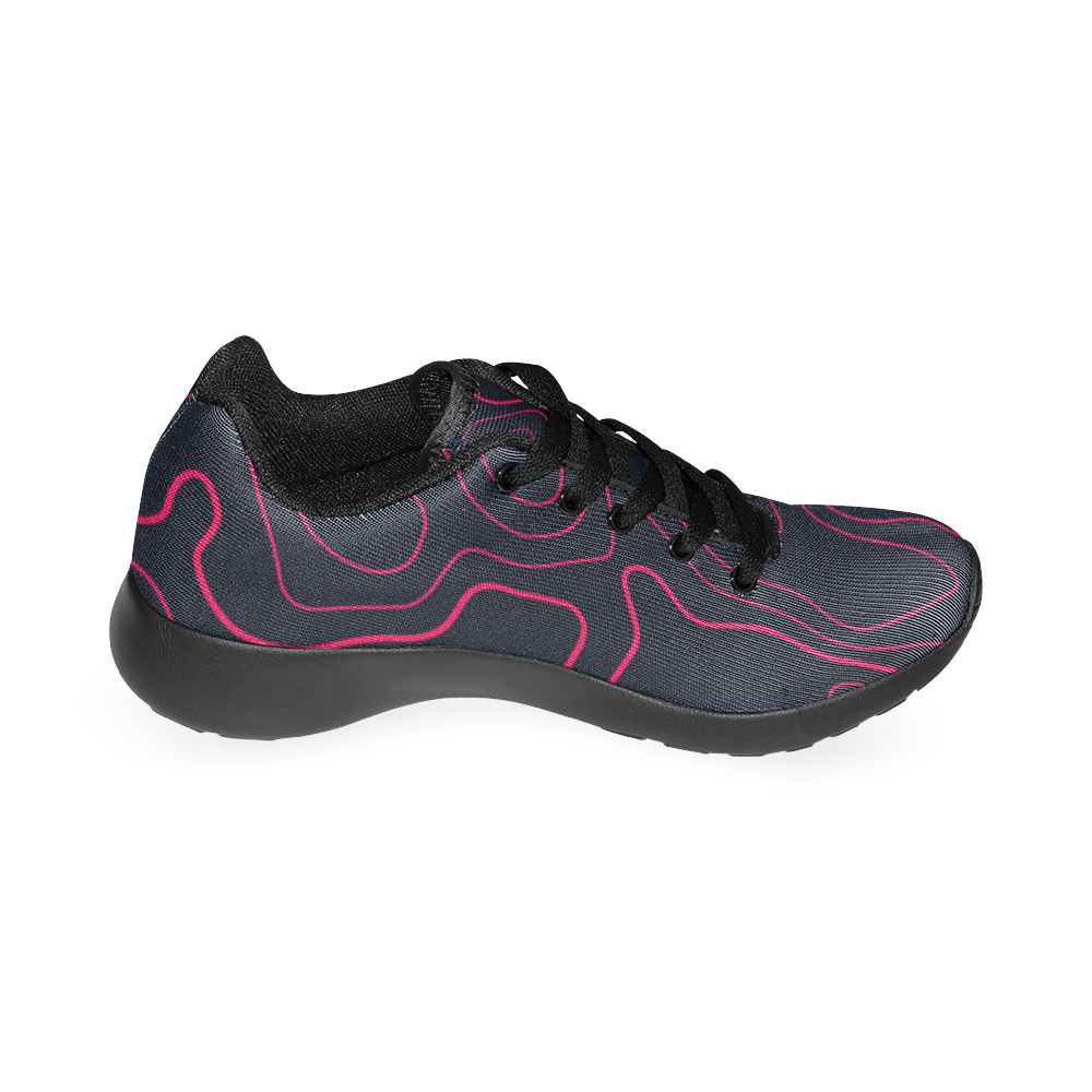 topographic map Men’s Running Shoes (Model 020)