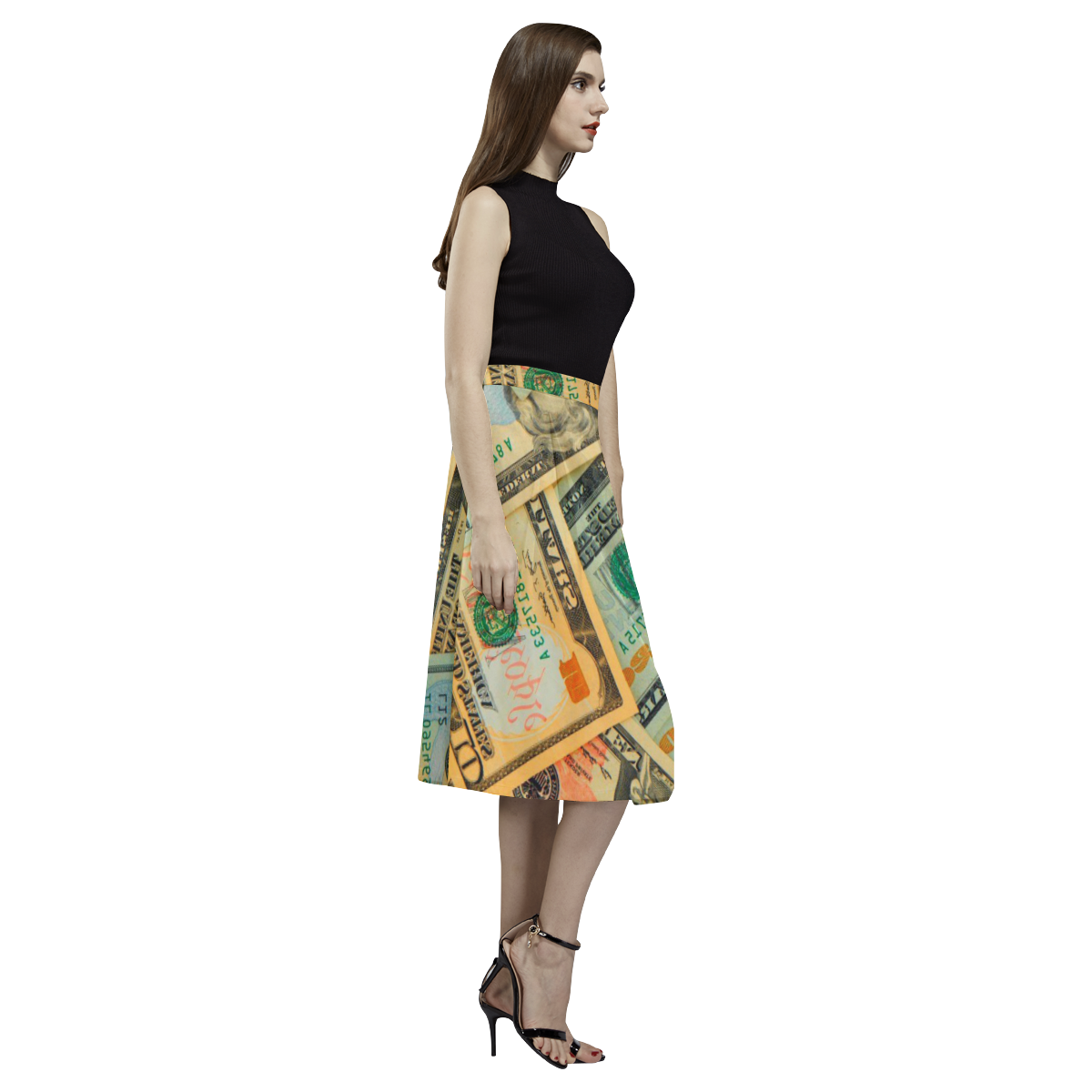 US DOLLARS 2 Aoede Crepe Skirt (Model D16)